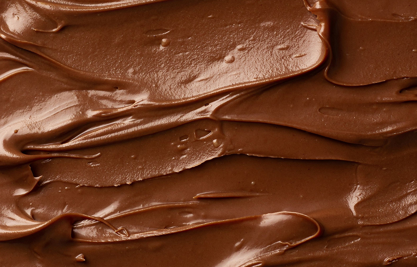 Rich chocolate mousse, made with plant-based protein powder